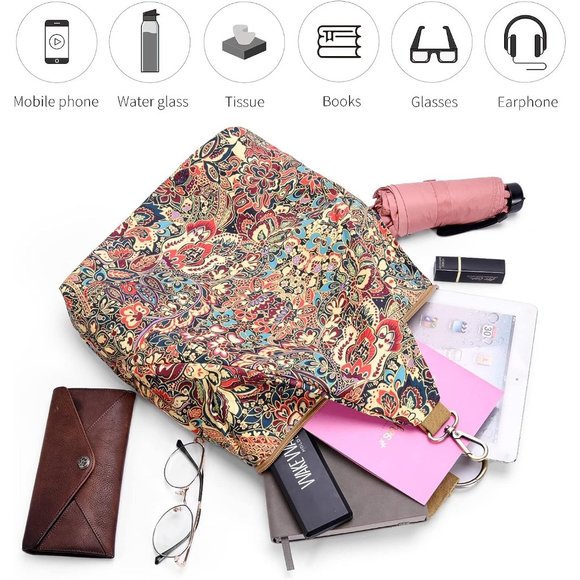 Women Yellow Polyester Light and Small Bohemia Style Casual Backpack main image 4